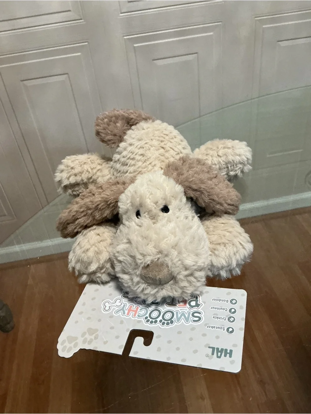 Brand New Hal Smoochy Doggie Very Cute Pet  Pals  ~ SqueakyCrinkle Dog Toy. 11”